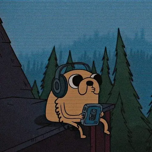 Hình profile nhân vật hoạt hình tạo biểu cảm vui tươi