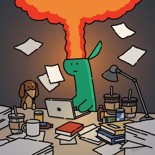 Ảnh profile Threads hình vẽ nhân vật phối màu pastel nhẹ