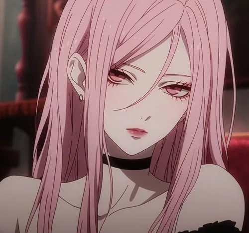 Ảnh trang cá nhân anime màu hồng cute soi độ glow nhẹ dịu dàng