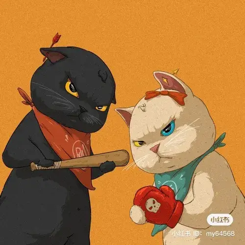 Ảnh đại diện ngầu mèo hài hước nổi bật tai cụp và nét duyên riêng