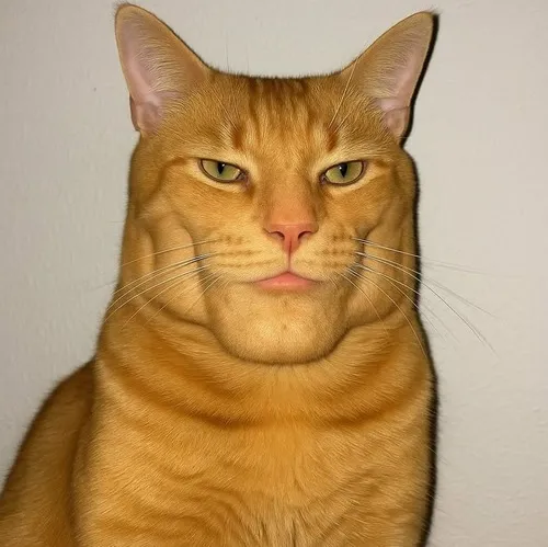 Hình profile cute mèo đơ tựa tường lộ nền đơn sắc tăng độ buồn cười