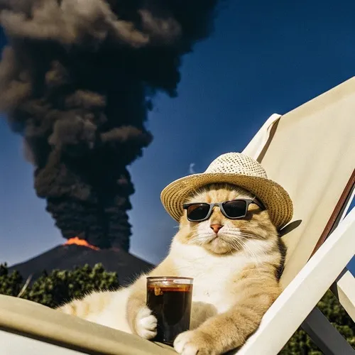 Avatar mèo ngầu đeo kính dành cho người thích chất riêng và chỉnh màu tông lạnh