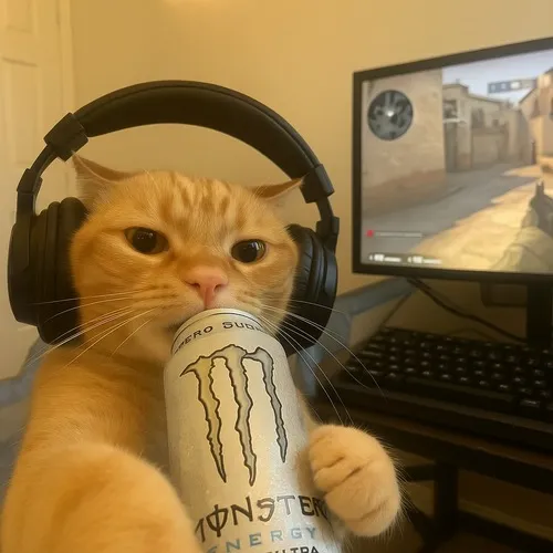 Avatar Instagram mèo lạnh liếc nghiêng với ánh sáng đổ bóng mạnh mẽ