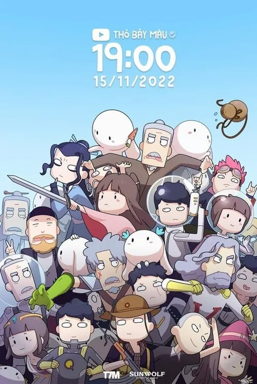 Ảnh đại diện đội dùng bố cục tạo từ từng dáng đứng tạo chiều sâu