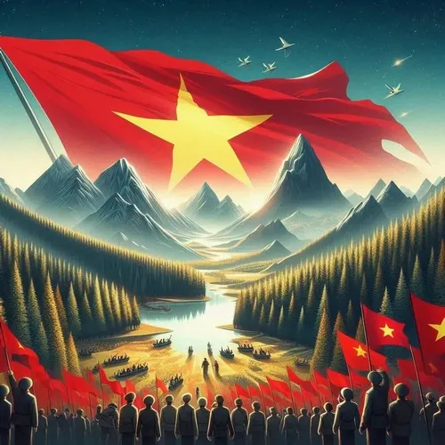 Ảnh profile avatar yêu nước gợi cảm xúc tự hào đầy sáng