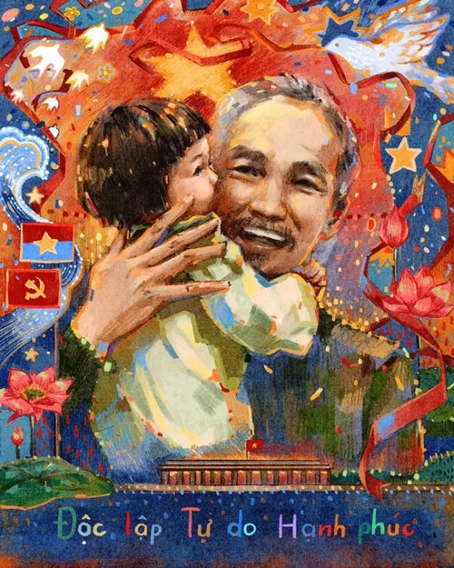 Bộ ảnh đại diện yêu nước nhẹ nhàng nhưng vẫn giữ trọn tinh thần Việt