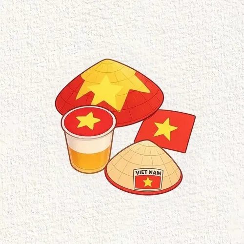 Ảnh hiển thị profile tinh thần dân tộc bật lên màu nền đỏ