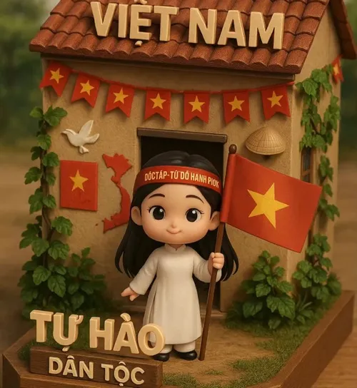 Hình đại diện cute hình nhận diện truyền thống lan nền lễ hội rực rỡ