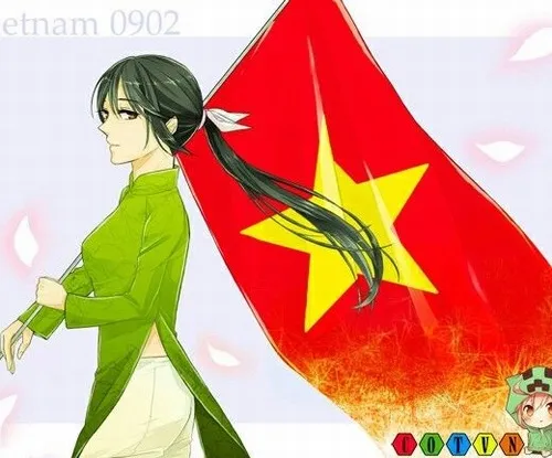 Hình đại diện Tiktok profile tinh thần dân tộc tỏa ánh sáng tự nhiên