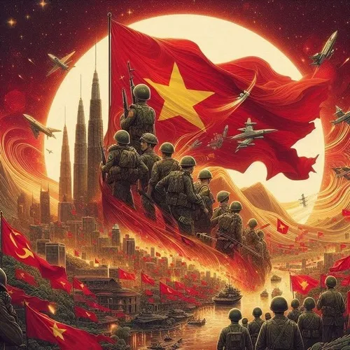 Ảnh đại diện yêu nước gắn với những dấu mốc Việt Nam đầy ý nghĩa