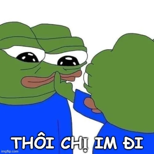 Hình meme hài ánh mắt cảnh báo khiến ai cũng sợ nói tiếp.