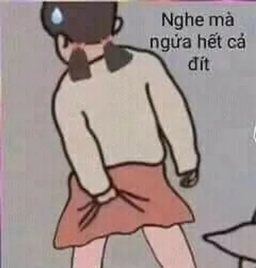 Meme đôi mắt liếc ngang như muốn cắt ngang lời người khác.