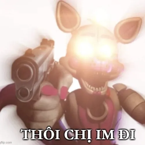 Ảnh troll cái lườm sắc lạnh như cảnh báo đừng nói thêm câu nào.