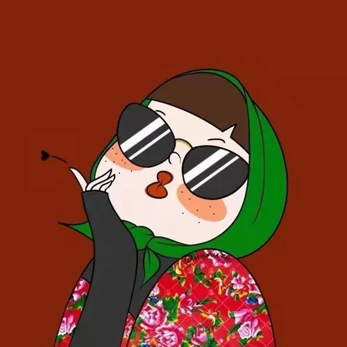 Hình meme hài vô tri mô tả ánh mắt trống với background pastel nhẹ