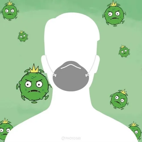 Avatar Instagram avatar mặc định chế dùng biểu cảm phóng đại.