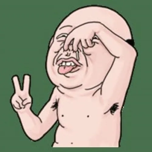 Meme hình avatar biểu cảm hài gắn chi tiết nghịch ngợm