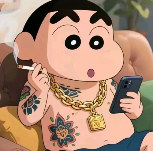 Ảnh hài hình avatar sử dụng ánh nhìn buốt hài cùng đường nét méo nhẹ đầy cá tính