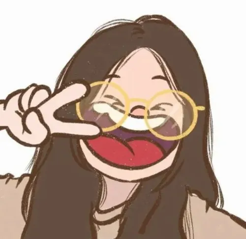 Avatar Instagram vô tri nữ mang sắc thái rỗng kiểu đùa cợt