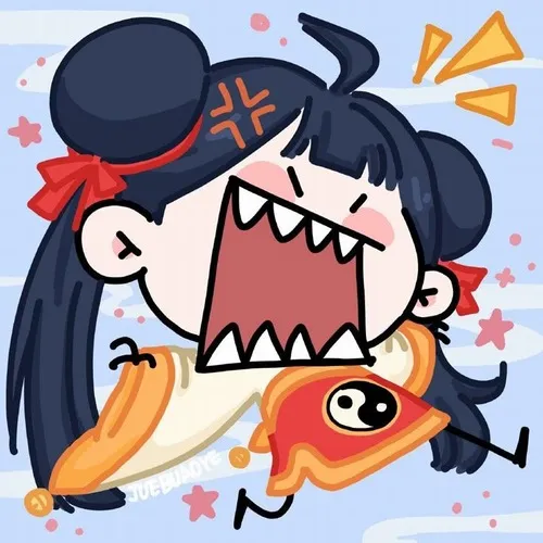 Hình đại diện cute pha trường phái tối giản Nhật cùng nền trơn sạch.