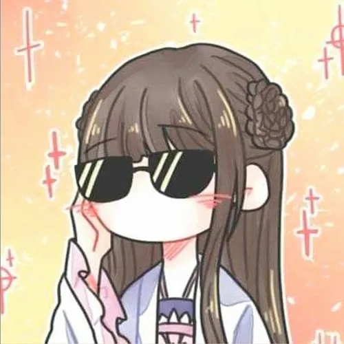 Ảnh đại diện gương mặt lạnh theo phong cách đồ họa phẳng tinh quái