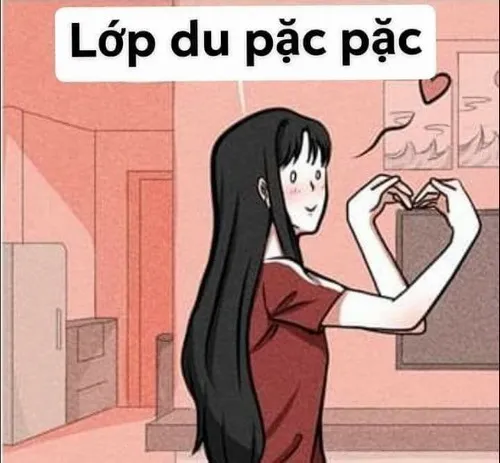 Ảnh hiển thị dùng avatar vô tri nữ anime với đường viền rõ trông cứng.