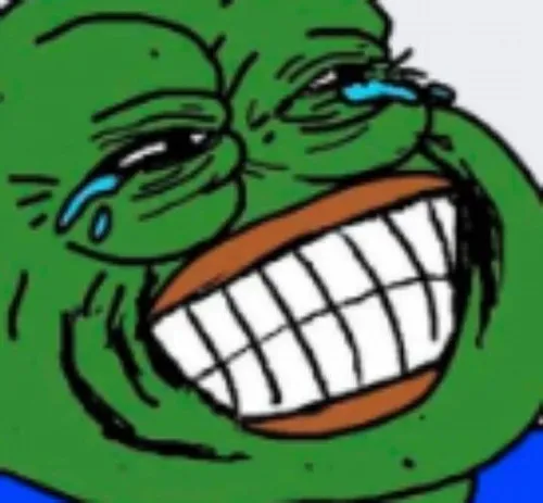 Hình meme hài ngáp dài khoan khoái bằng nét mặt chậm