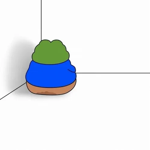 Hình meme hài khuôn mặt xanh tủi thân môi cong trễ