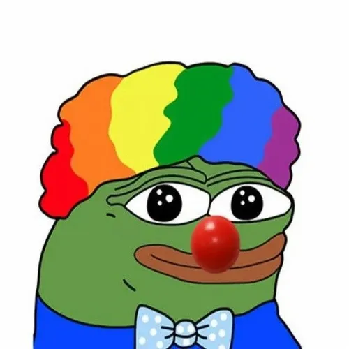 Hình troll cái lắc đầu từ chối với mắt trũng