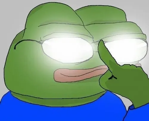 Meme nụ cười nham hiểm được vẽ bằng mắt lừ đừ