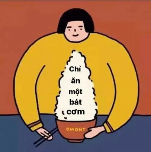 Meme vòng eo gọn hơn nhờ tuần ăn đúng bữa