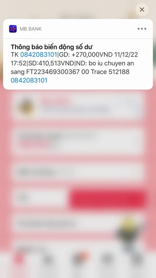 Ảnh chuyển khoản troll 90 triệu nhìn quá vô lý