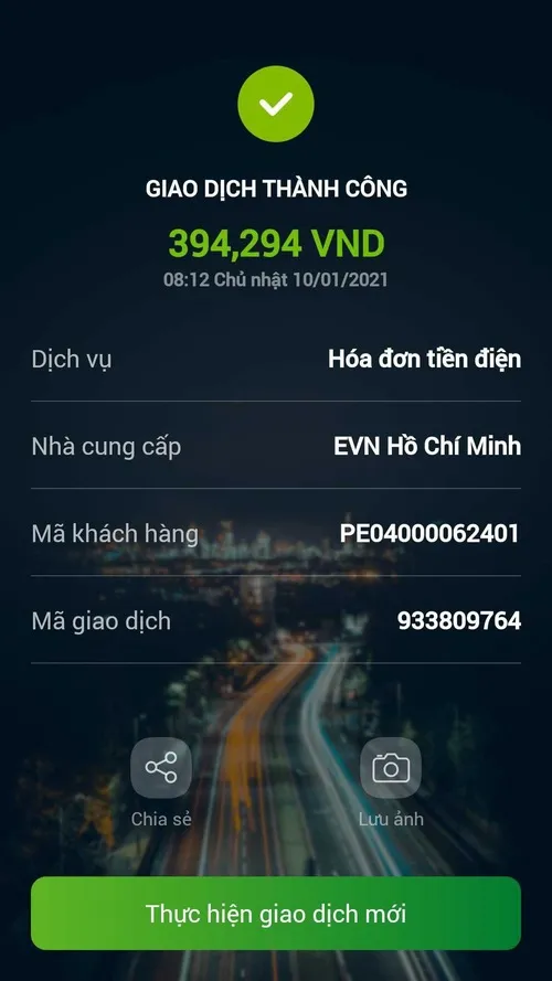 Biên lai chế số tiền 500k tạo cú lừa tinh tế