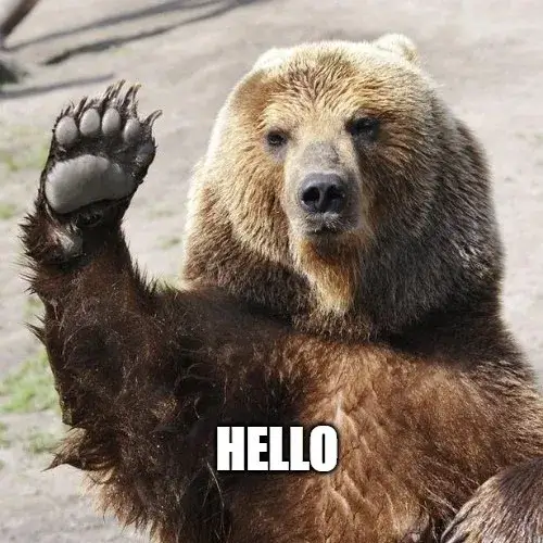 Ảnh hello dễ thương bật nụ cười và kéo gần khoảng cách xã giao