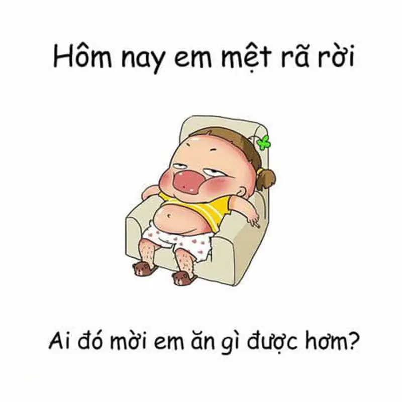 Meme sạc pin mô tả khuôn mặt mệt rã rời giữa ngày dài