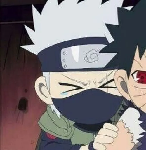 Meme Kakashi đứng cạnh Sakura, ánh mắt vừa nghiêm vừa hiền.