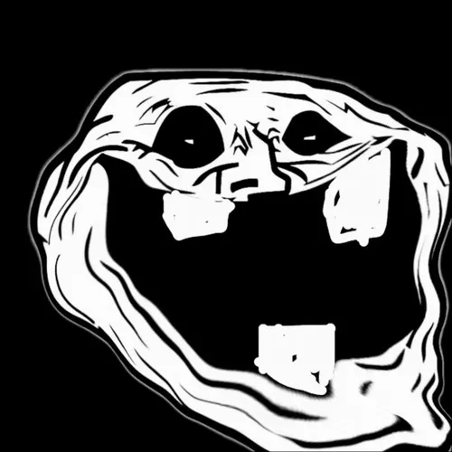 Hình troll ánh mắt nheo sâu tạo cảm giác châm biếm