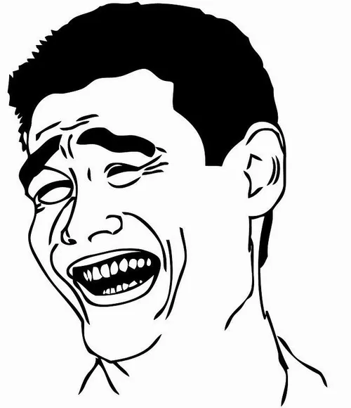 Meme mặt troll ánh mắt gian truyền tải cú khịa nhẹ