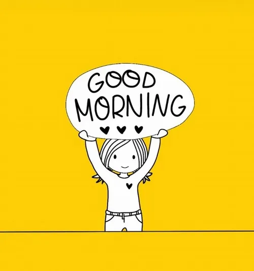 Ảnh chế dòng chữ “xin chào ngày mới, nhiều năng lượng nhé”