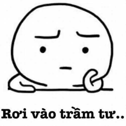 Hình meme hài tựa cằm khơi gợi vẻ lơ đãng dài khi deadline áp sát.