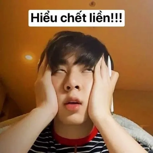 Ảnh meme vui nổ não diễn đạt cảnh xử lý thông tin vượt tải.