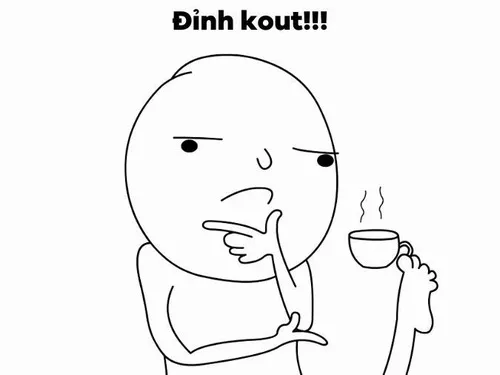 Meme đỉnh kout để mô tả khí chất áp đảo không cần nói