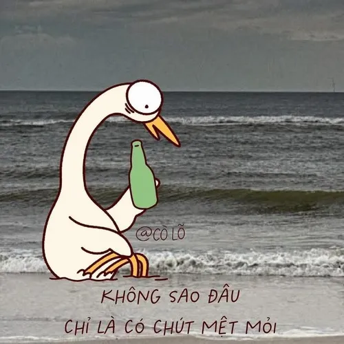 Meme Cò Lỏ gục ngã phù hợp khoảnh khắc đuối sức khi deadline dí liên tục