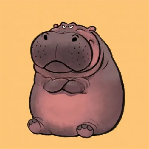 Meme hài mặt hà mã há miệng rộng với caption “Ủa gì dzị?”