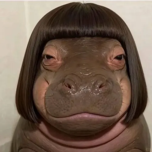 Meme hài hà mã cười nghiêng đầu siêu ngộ