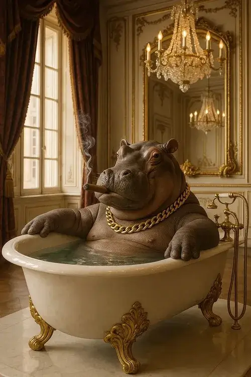 Meme chế hà mã pigmy Moo Deng nổi bật mạng xã hội