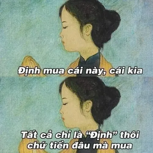 Meme hài khắc họa cuộc sống eo hẹp với bữa cơm thiếu thốn.