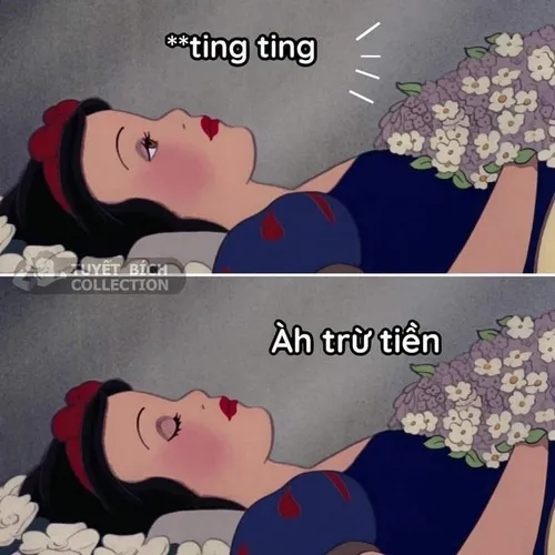 Meme chế diễn tả tháng hạn hẹp khiến lương bốc hơi nhanh chóng.