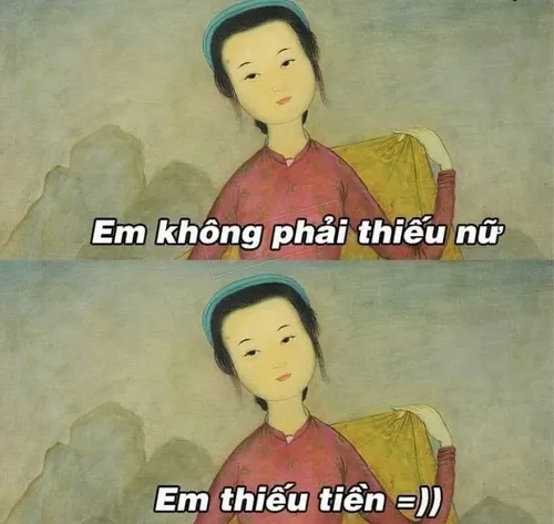 Ảnh chế ghi cảnh quạt máy cũ trong căn phòng nghèo khổ.