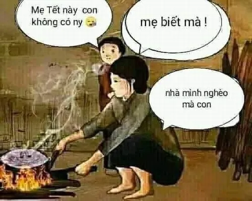 Ảnh troll mô tả phòng trọ giá rẻ với nội thất cũ nát.