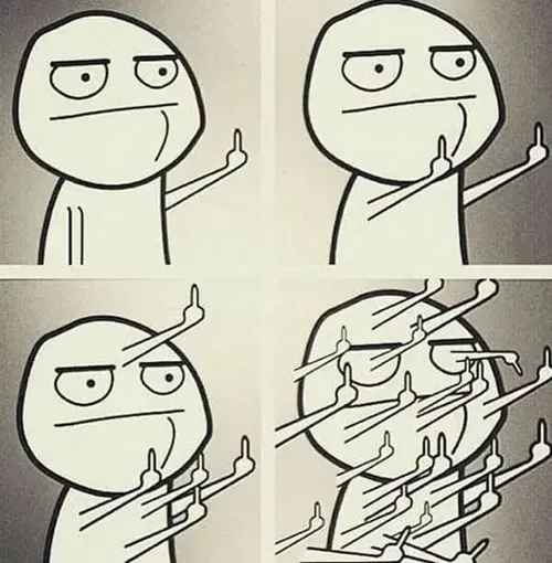 Hoạt hình pastel nhưng ngón fuck lại gắt như châm một cú.